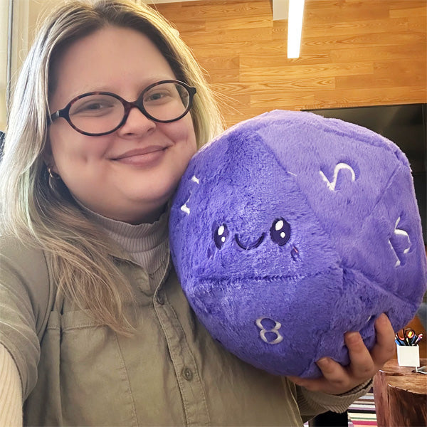 Purple D20 Dice