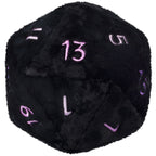 Black D20 Dice