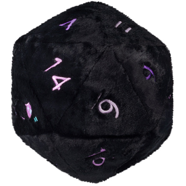 Black D20 Dice