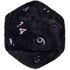 Black D20 Dice