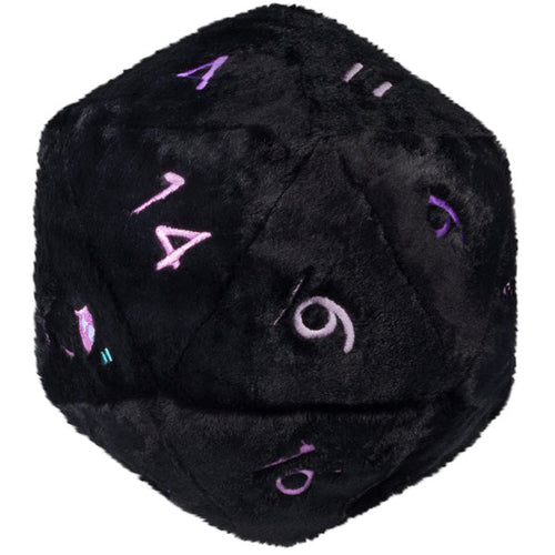 Black D20 Dice